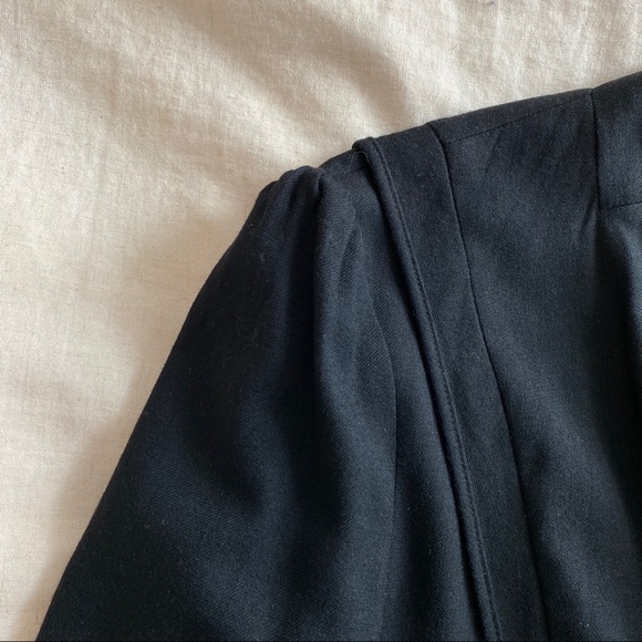 French Connection Cropped Black Blazer - Picture 7 of 9